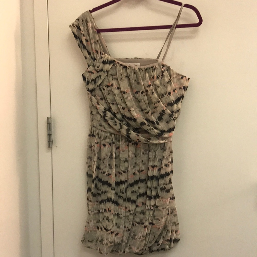 BCBGeneration one shoulder party dress